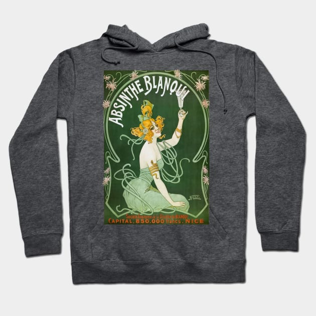 Absinthe vintage advertisement poster Hoodie by UndiscoveredWonders